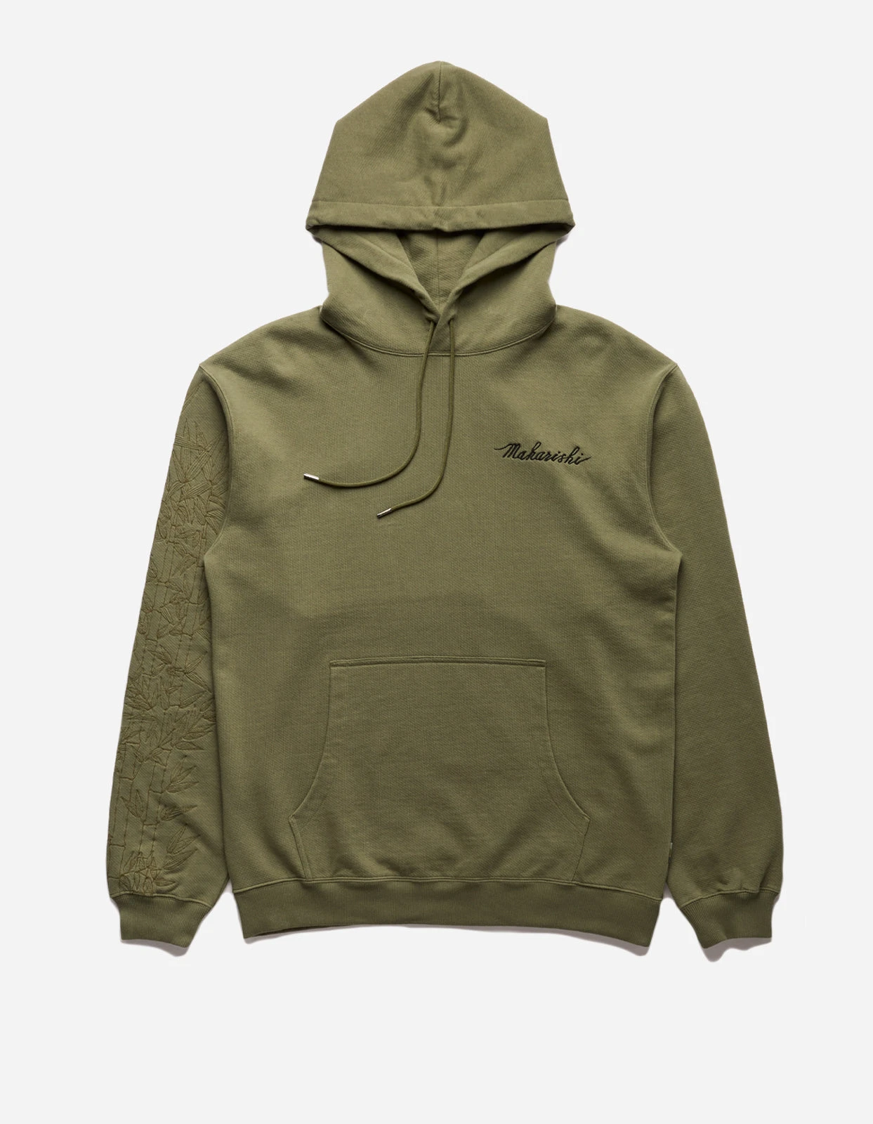 Maharishi 5075 Dragon Bamboo Hooded Sweat Olive OG-107F 1 Maharishi 5075 Dragon Bamboo Hooded Sweat Olive OG-107F