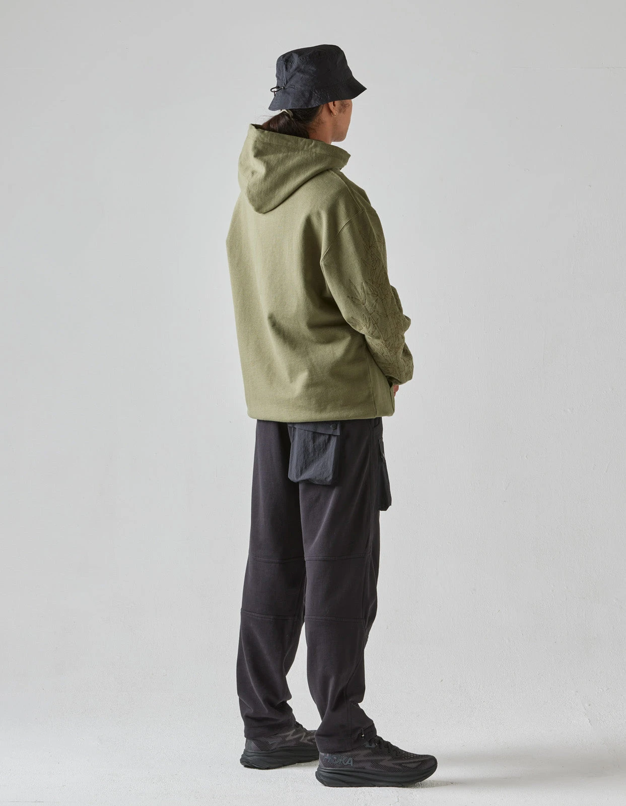 Maharishi 5075 Dragon Bamboo Hooded Sweat Olive OG-107F 3 Maharishi 5075 Dragon Bamboo Hooded Sweat Olive OG-107F - Image 3