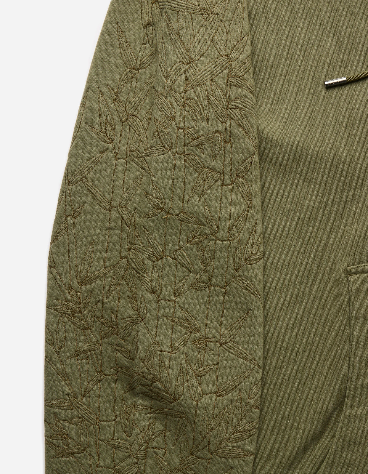 Maharishi 5075 Dragon Bamboo Hooded Sweat Olive OG-107F 7 Maharishi 5075 Dragon Bamboo Hooded Sweat Olive OG-107F - Image 7