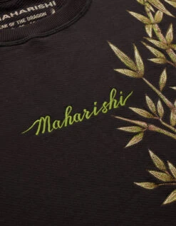 Maharishi 5079 Bamboo Vintage Crew Sweat Black -Maharishi 5079 black 30 Green