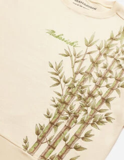 Maharishi 5079 Bamboo Vintage Crew Sweat Ecru -Maharishi 5079 ecru 40 Green