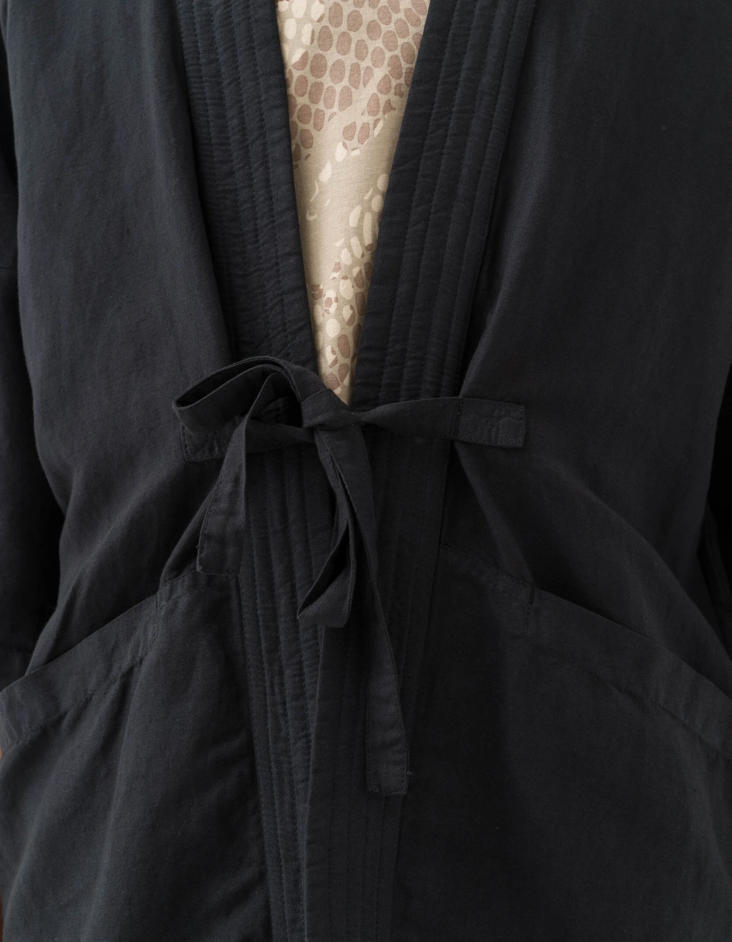 Maharishi 5088 Hemp Summer Kimono Navy 13 Maharishi 5088 Hemp Summer Kimono Navy - Image 13