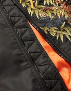 Maharishi 5096 Take Tora MA1 Flight Jacket Black -Maharishi 5096 black 43