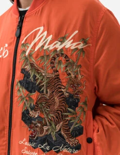 Maharishi 5096 Take Tora MA1 Flight Jacket Blaze Orange -Maharishi 5096 blaze orange 70