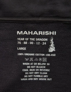 Maharishi 5097 Maha Tiger Hooded Sweat Black -Maharishi 5097 black 43