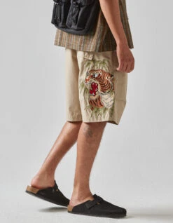 Maharishi 5099 Maha Tiger Loose Snoshorts Sand -Maharishi 5099 sand 80