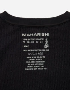Maharishi 5101 Maha Tiger Embroidered Crew Black 17 Maharishi 5101 Maha Tiger Embroidered Crew Black -Maharishi 5101 black 42