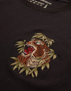 Maharishi 5102 Maha Tiger T-Shirt Black -Maharishi 5102 black 30 Green