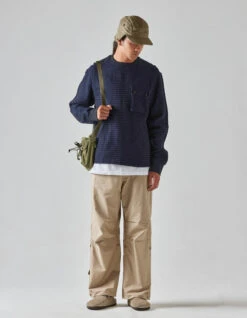 Maharishi 5113 Noragi Woven Cargo Crew Top Indigo 12 Maharishi 5113 Noragi Woven Cargo Crew Top Indigo -Maharishi 5113 indigo 1115 olive 4039 sand 50