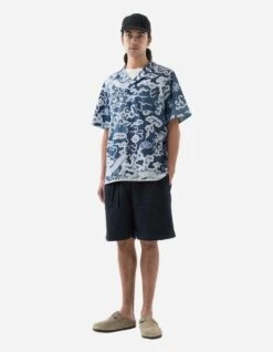 Maharishi 5114 Noragi Loose Asym Track Shorts Indigo 15 Maharishi 5114 Noragi Loose Asym Track Shorts Indigo -Maharishi 5114 navy 70