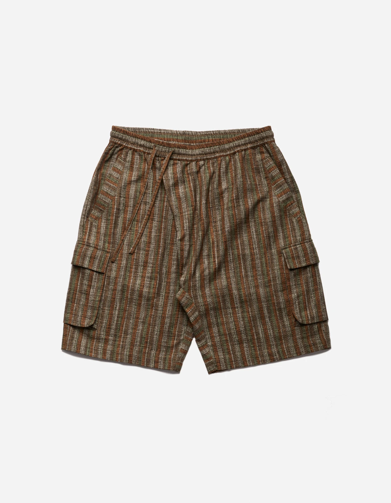 Maharishi 5117 Wagara Low Cargo Track Shorts Olive 1 Maharishi 5117 Wagara Low Cargo Track Shorts Olive