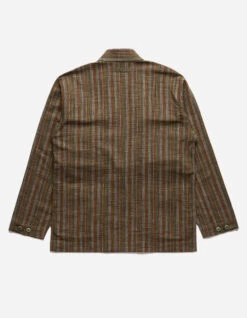 Maharishi 5118 Wagara Stripe Summer Kimono Olive -Maharishi 5118 olive 20 Green