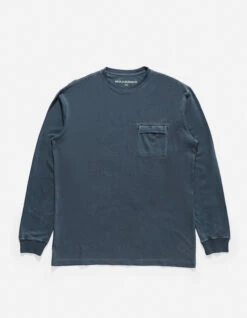 Maharishi 8010 Hemp Organic L/S Pocket T-Shirt Navy