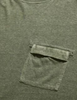 Maharishi 8010 Hemp Organic L/S Pocket T-Shirt Olive OG-107F -Maharishi 8010 olive 30