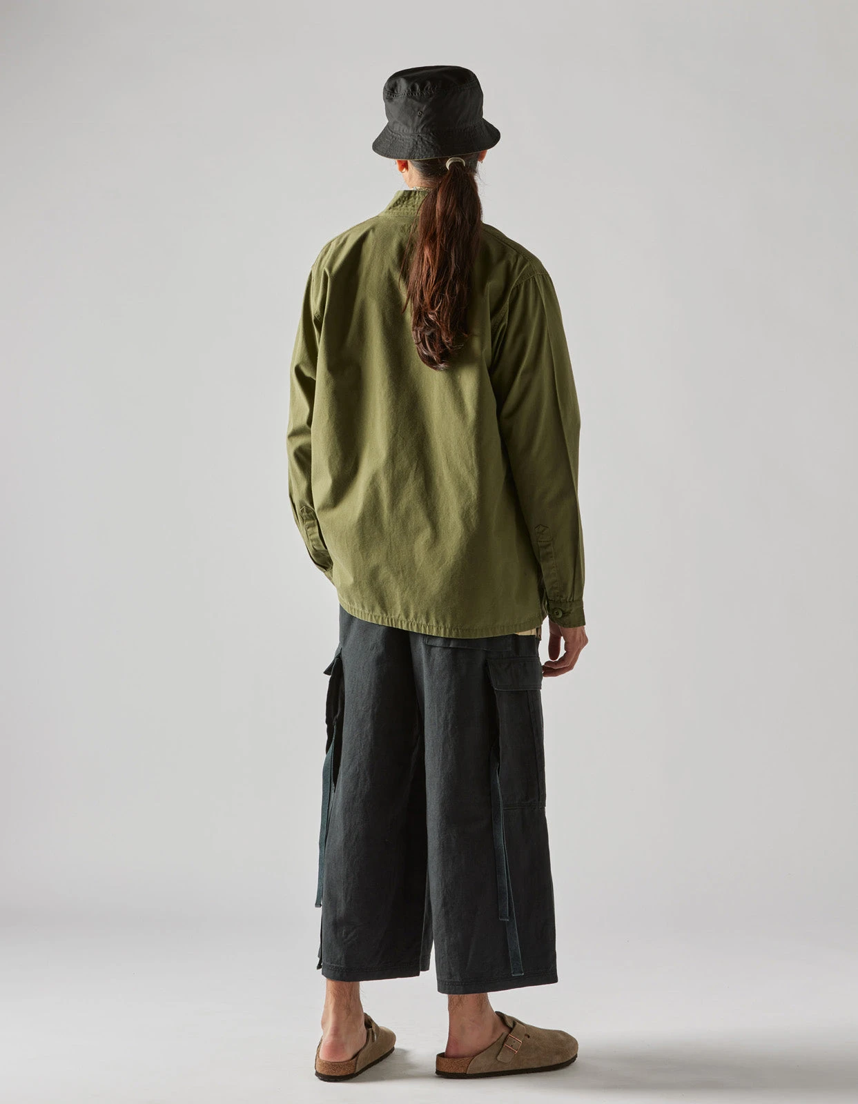 Maharishi 8190 U.S. Hanten Shirt Olive OG-107F 4 Maharishi 8190 U.S. Hanten Shirt Olive OG-107F - Image 4