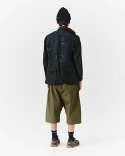 Maharishi 4096 Upcycled M59 Field Kimono Black O/D -Maharishi LOOK22 4096 black 50