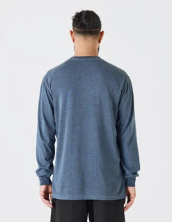 Maharishi 8010 Hemp Organic L/S Pocket T-Shirt Navy 8 Maharishi 8010 Hemp Organic L/S Pocket T-Shirt Navy -Maharishi LOOK5 8010 navy 60