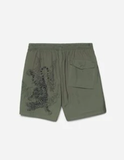 Maharishi 1274 Bamboo Tiger Swim Shorts Olive