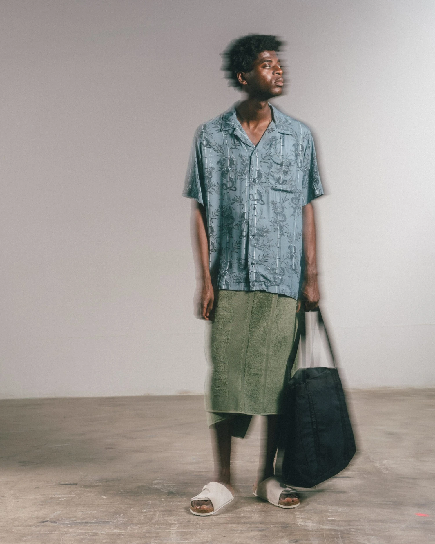 Maharishi 9870 Towel 90 X 180cm · Organic Cotton 700 Olive 5 Maharishi 9870 Towel 90 X 180cm · Organic Cotton 700 Olive - Image 5