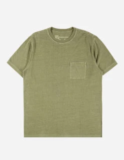 Maharishi 7021 Hemp Organic Pocket T-Shirt Olive OG-107F