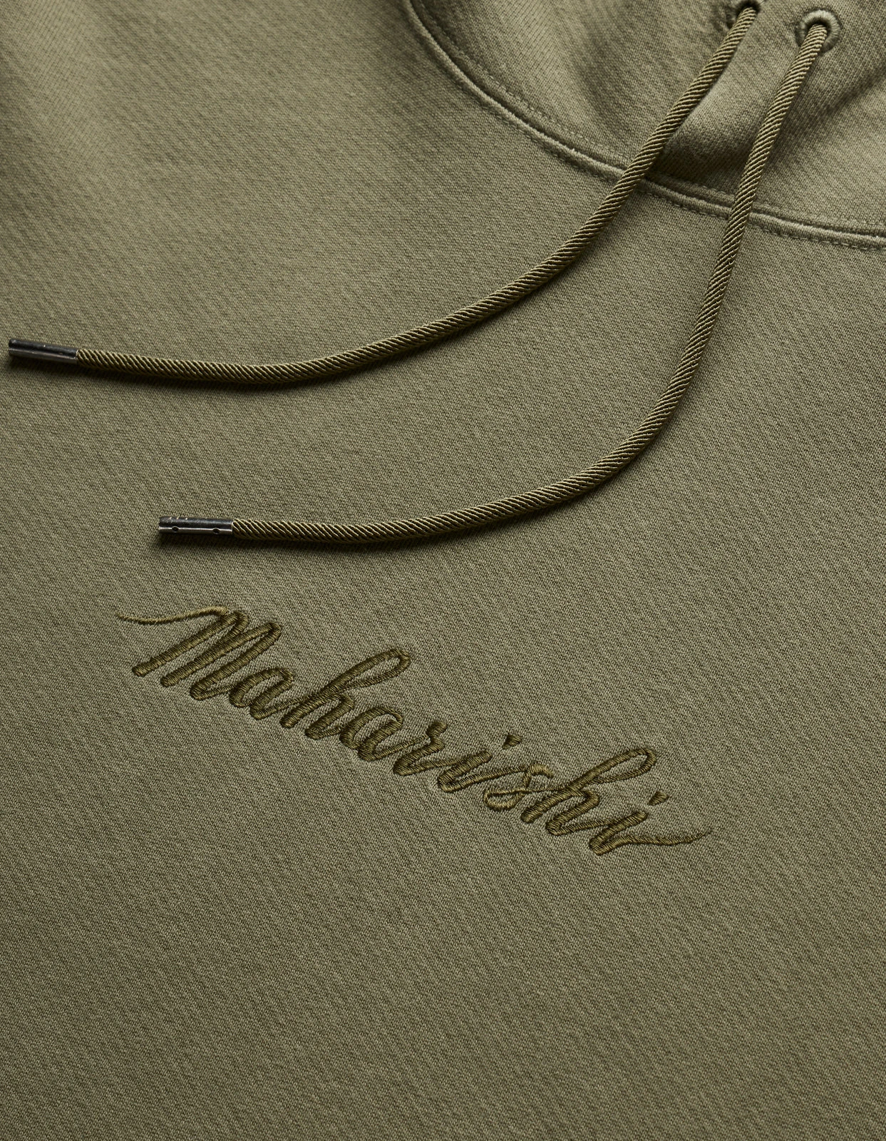 4622 Maharishi Organic Hooded Sweat Olive 5 4622 Maharishi Organic Hooded Sweat Olive - Image 5