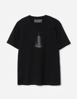 Maharishi 1384 Bonsai Temple T-Shirt Black