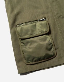 Maharishi 5200 Hemp Jungle Utility Jacket Olive OG-107F -Maharishi aw24 5200 olive og 107f 30