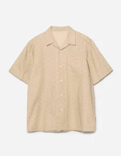 Maharishi 5205 Wagara Camp Collar Shirt Ecru