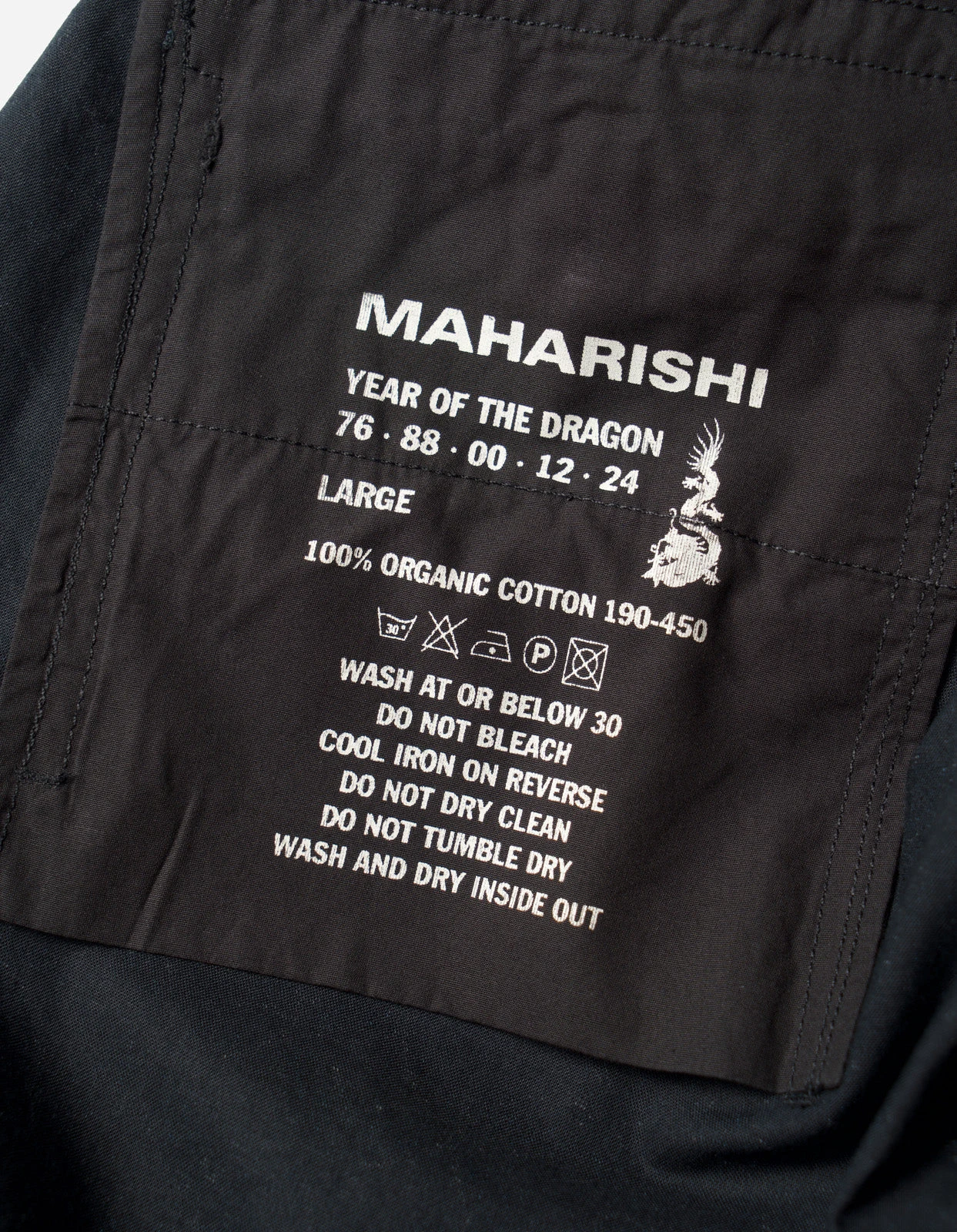 Maharishi 5208 Wagara Asym Loose Track Pants Black 14 Maharishi 5208 Wagara Asym Loose Track Pants Black - Image 14