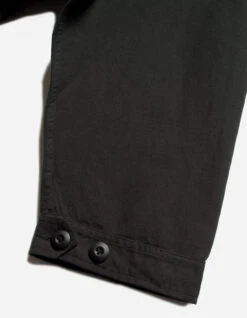 Maharishi 5210 Hemp Jungle Kimono Overshirt Black -Maharishi aw24 5210 Black 70