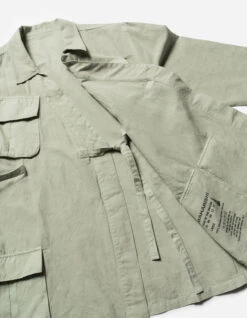 Maharishi 5210 Hemp Jungle Kimono Overshirt Sage -Maharishi aw24 5210 sage 50