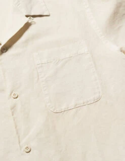 Maharishi 5211 Hemp Camp Collar Shirt Ecru -Maharishi aw24 5211 ecru 50 e07f89c7 6f8c 4ce2 8404 0d78e4bd9603