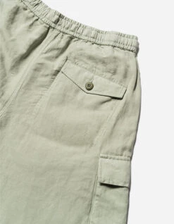 Maharishi 5213 Hemp Asym Cargo Track Pants Sage -Maharishi aw24 5213 sage 80