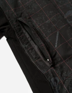 Maharishi 5222 Reversible Cordura Asym Parka Black/Subdued Night -Maharishi aw24 5222 black 80