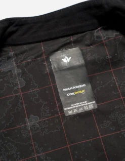 Maharishi 5223 Cordura Asym Armour Vest Black/Subdued Night -Maharishi aw24 5223 black 91