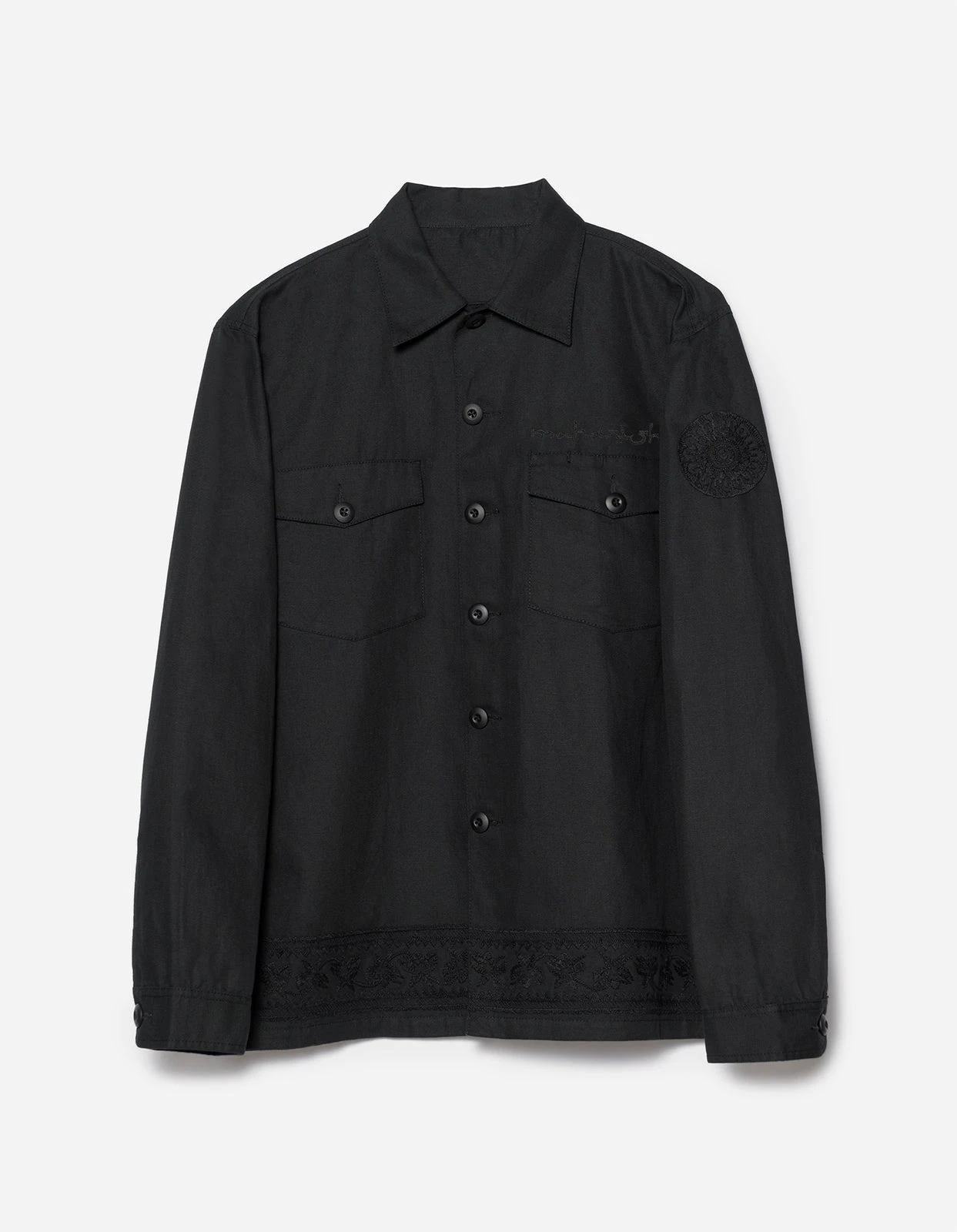 Maharishi 5237 Thar Dragon Utility Shirt Black 1 Maharishi 5237 Thar Dragon Utility Shirt Black