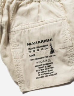 Maharishi 5240 Thar Desert Hemp Track Pants Ecru 19 Maharishi 5240 Thar Desert Hemp Track Pants Ecru -Maharishi aw24 5240 ecru 100