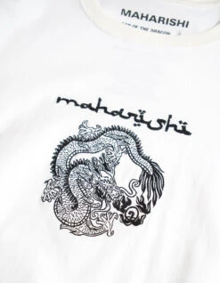 Maharishi 5242 Thar Dragon Embroidered T-Shirt White 12 Maharishi 5242 Thar Dragon Embroidered T-Shirt White -Maharishi aw24 5242 White 40