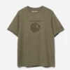 Maharishi 5242 Thar Dragon Embroidered T-Shirt Olive