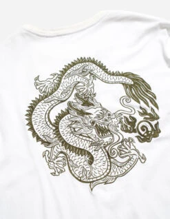 Maharishi 5243 Thar Dragon L/S T-Shirt White -Maharishi aw24 5243 White 60