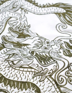 Maharishi 5243 Thar Dragon L/S T-Shirt White -Maharishi aw24 5243 White 70