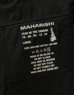 Maharishi 5246 Tour Dragon Map Loose Snopants Black -Maharishi aw24 5246 black 90
