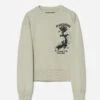 Maharishi 5248 Dragon Map Vintage Crew Sweat Sage
