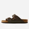 Birkenstock Arizona Natural Leather Dark Brown