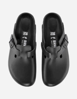 Birkenstock Boston Natural Leather Black -Maharishi boston 4