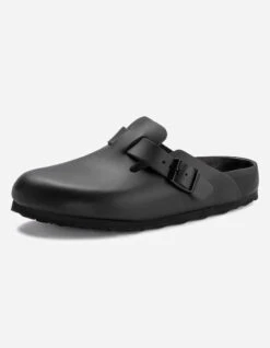 Birkenstock Boston Natural Leather Black -Maharishi boston 5