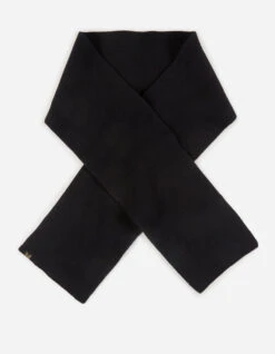 Maharishi 9278 Knitted MILTYPE Scarf 路 Geelong Wool Black