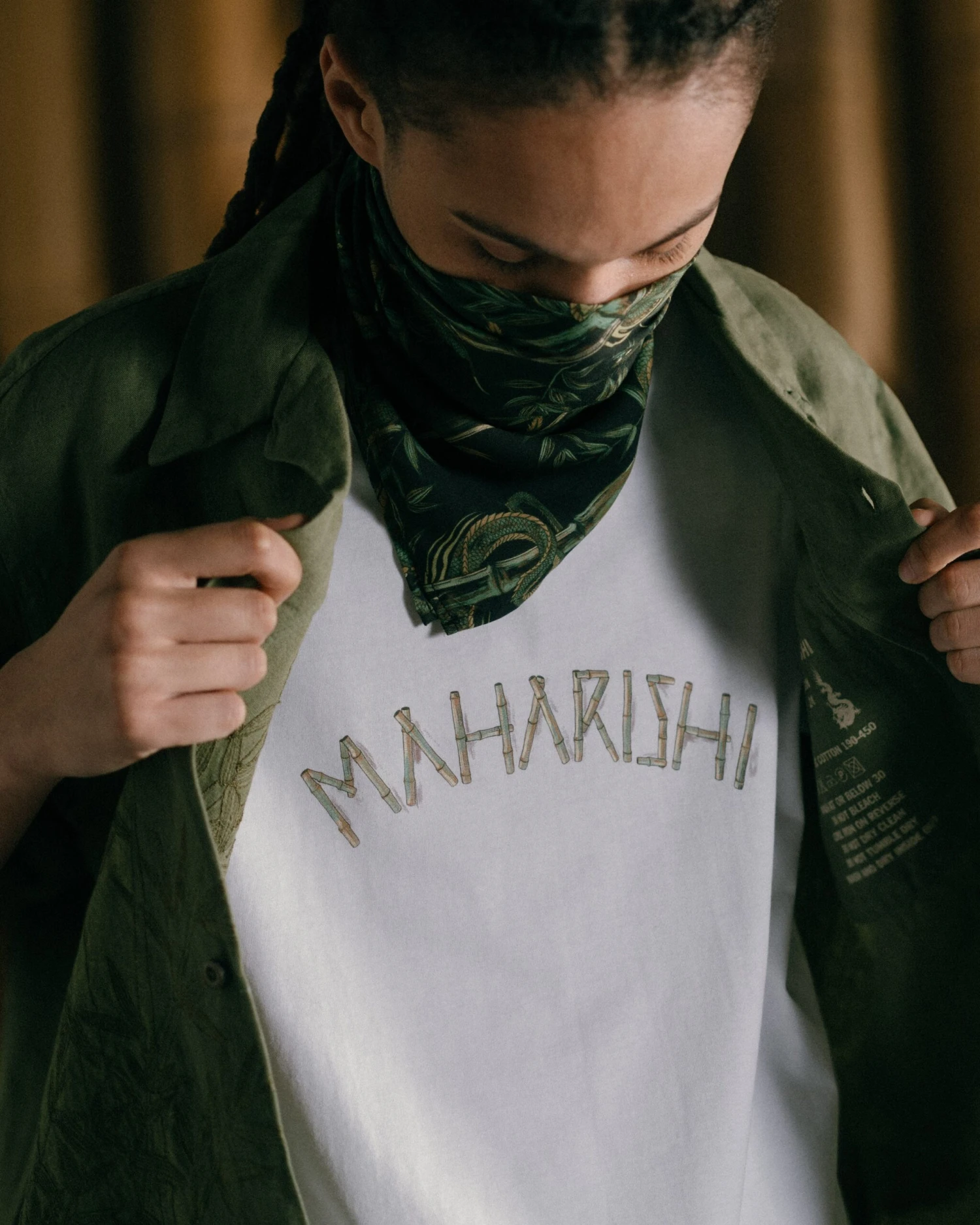 1278 Bamboo Maharishi T-Shirt White 9 1278 Bamboo Maharishi T-Shirt White - Image 9