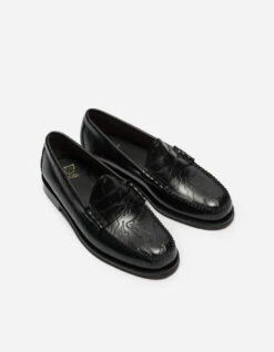 G.H. Bass For Maharishi Weejuns Black -Maharishi maha gh bass weejuns black 30