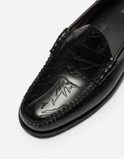 G.H. Bass For Maharishi Weejuns Black -Maharishi maha gh bass weejuns black 32